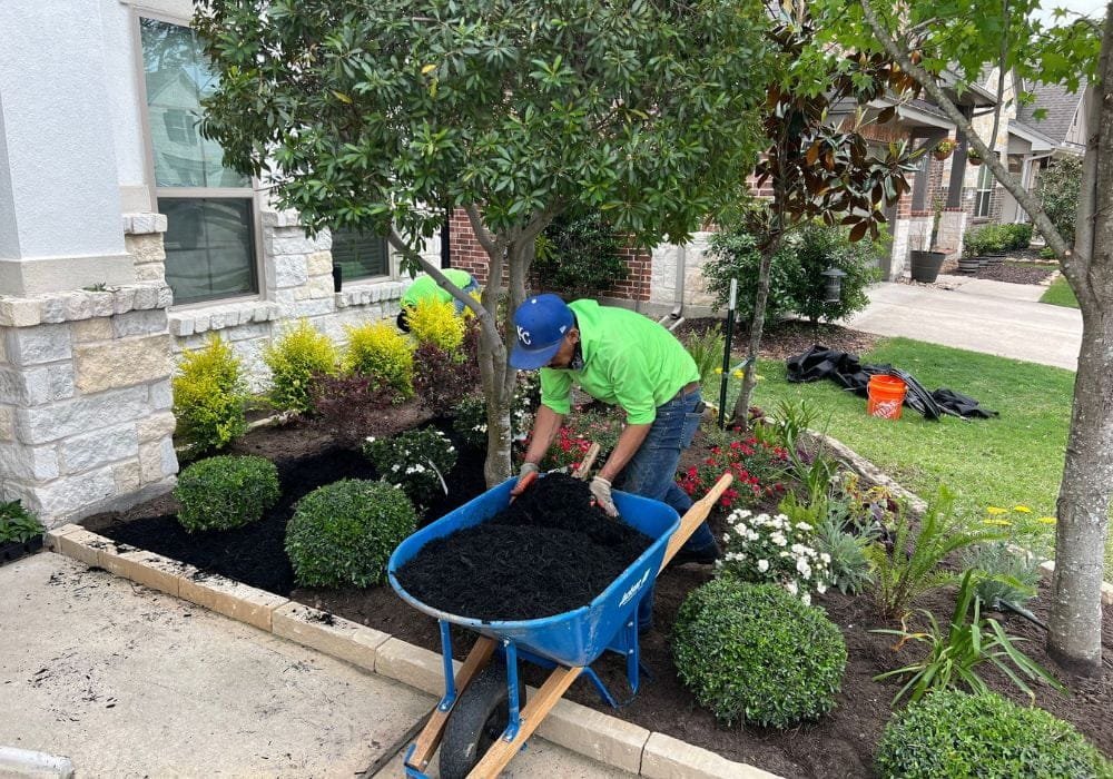 landscape maintenance and mulching